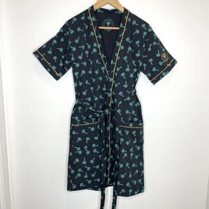 The California Tobe Company Palm Tree Print Dream Robe Unisex S/M Mens Womens